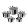thumbnail image 1 of ZWILLING Quadro Pot Set 9 Piece, 18/10 Stainless Steel, 1 of 10