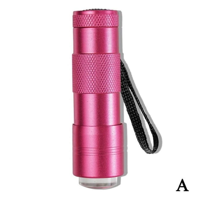 Mini UV LED Nail Lamp Presser with Silicone Head Portable Handheld Nail Art UV Press Light UV Lamp for Nail Dryer Gel Polish Curing Lamp Quick Dry Lamp Machine Nail Art Tools H1K9