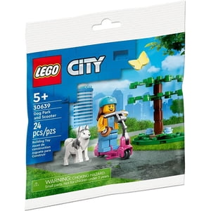 LEGO Ville: Parc à chiens et scooter 30639 Polybag Builders Ages 5+