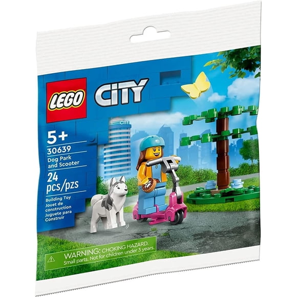 LEGO City: Dog Park and Scooter 30639 Polybag Builders Ages 5+