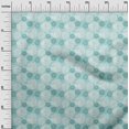thumbnail image 2 of oneOone Viscose Chiffon Fabric Circle Block Printed Fabric 1 Yard 42 Inch Wide, 2 of 4
