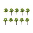 thumbnail image 2 of jiaping 10 Pieces Miniature Trees, Decorative Models for Toy Trains, Railway Scenes with 2 Pcs, 2 of 8