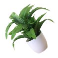 thumbnail image 3 of Artificial Potted Plant Leaf Simulation Leaves Home Office Desktop Greenery Decoration, 3 of 4