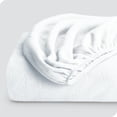 thumbnail image 2 of Bare Home Cozy Fleece Fitted Sheet - Extra Plush Polar Fleece - Deep Pocket Bed Sheet - King, White, 2 of 5