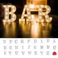 thumbnail image 4 of ziyahi Luminous 26 English Alphabet LED Letter Light Night Lamp Wedding Party Decor letter W, 4 of 6