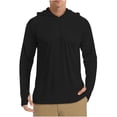 thumbnail image 1 of QIPOPIQ Men's UPF50+ Sun Protection Shirts, Quick Dry Long Sleeve Rash Guard, Athletic Running Workout Fishing Cooling Shirts Clearance, 1 of 7