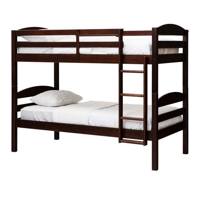 Manor Park Classic Solid Wood Twin Over Twin Bunk Bed
