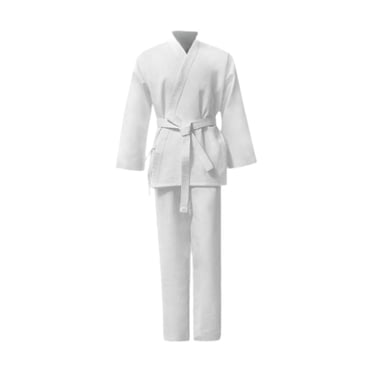 Siruishop Karate Uniform Elastic Waistband Karate Gi for Training Competition Exercise 160