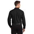 thumbnail image 2 of Port Authority Long Sleeve Carefree Poplin Shirt. W100, 2 of 6