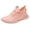 Pink_YYX, variant on Fsqjgq Lace Up Running Shoes for Women Fitness Walking Shoes Sports Womens Sneakers Mesh Walking Sneaker