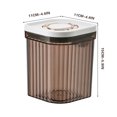 thumbnail image 2 of TopLLC Storage Bins Réservoir de Stockage à Pression Farine Collations Boîte de Rangement Multigrains Plastique Lait en Poudre pour Enfants Grand Poudre de Riz Réservoir Scellé Sacs de Rangement, 2 of 2