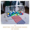 thumbnail image 5 of CIMAXIC Party 1 Set Lotto Ball Machine with 54pcs Raffle Balls Lotto Number Selector Use For Lotto Player Play Novelty Desk Toys Funny Party,4.33"X2.36"X1.18", 5 of 5