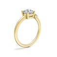thumbnail image 2 of 0.70 Carat Excellent Round Shape Genuine Diamond Latest Design Solitaire Engagement Ring for Ladies Solid 18K Yellow Gold Size 7.5, 2 of 8