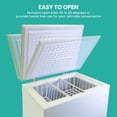 thumbnail image 2 of Koolatron 5.0 cu ft Compact Chest Freezer with Manual Defrost, Energy Efficient (155L), White, 2 of 9