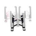 thumbnail image 2 of Labymos Adjustable Multi-angle Tablet Phone Stand Portable & Foldable Tablet Riser Universal Desk Stand for Mobile Devices White, 2 of 7