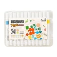 thumbnail image 2 of LSLJS Paint Pens for Painting, Stone, Ceramic, Glass, Wood, Canvas. Acrylic Paint Markers Extra-Fine Tip, Painting Brush, 2 of 2