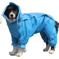 thumbnail image 1 of Imperméable pour Chien avec Capuchon Amovible, Manteau pour Chien d'Extérieur à Cordon de Serrage Ajustable, Veste Imperméable pour Chien, Veste de Pluie avec Capuchon et Trou pour Collier, 10 Tailles, 18, 1 of 7