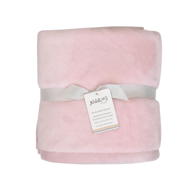 Juddlies Designs - Baby - Flannel Sherpa Blanket - Machine Washable