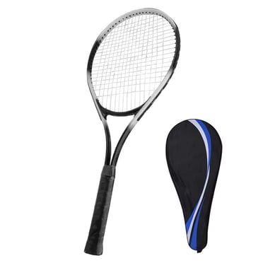 Vobor 27 Inch Tennis Racket Single Tennis Racquet Beginner Competition Training Set with Carry Bag for Adults Student Women Men Black