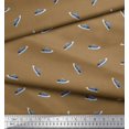 thumbnail image 2 of Soimoi Rayon Fabric Shoes Men Decor Fabric Printed Yard 42 Inch Wide, 2 of 3