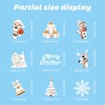 thumbnail image 4 of pitrice 9pack/lot Christmas Window Stickers Reusable Snowman Print Decoration Christmas Stickers For Windows C, 4 of 6