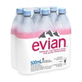 thumbnail image 3 of evian natural spring water 6 x 500 mL, Bottles, 3 of 9