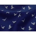 thumbnail image 3 of oneOone Viscose Jersey Fabric Bird Ikat Print Fabric BTY 60 Inch Wide, 3 of 4