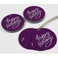 thumbnail image 4 of Inkdotpot Real Silver Foil Happy Holiday Tags Favor Hang Paper Tags 50 Pieces, 4 of 6
