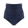 thumbnail image 1 of RELLECIGA Women's High Waisted Ruched Bikini Bottom, 1 of 6