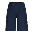 thumbnail image 5 of LSLJS Men Casual Fashion Solid Shorts With Multi-pocket Button Zipper Shorts Pants, Mens Shorts Summer Clothes, 5 of 5
