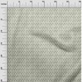 thumbnail image 3 of oneOone Rayon Olive Green Fabric Asian Dabu Craft Projects Decor Fabric Printed By The Yard 56 Inch Wide, 3 of 4