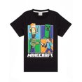 thumbnail image 2 of Minecraft Boys Black Creeper & Zombine All-Over Print Short Sleeve Short Leg Pyjama Set (8-9 Years) [dis], 2 of 7