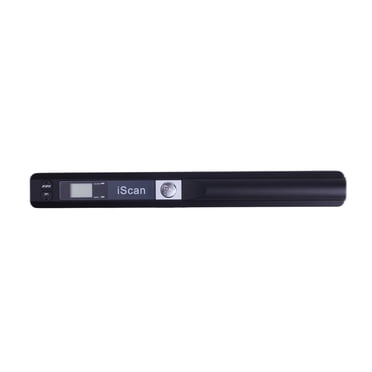 crativent iScan Mini Portable à Main Scanner 300/600/900 Dpi Noir Format JEPG Compact PDF Noir 255x28x25 mm