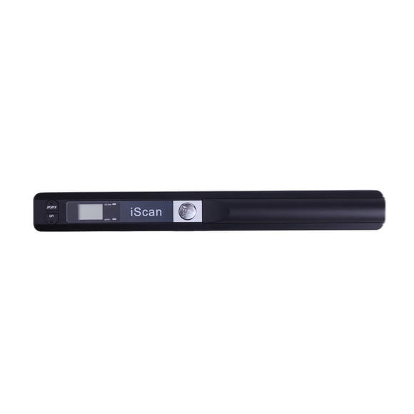 Ruiboury iScan Mini Handheld Portable Scanner 300/600/900DPI Compact JEPG PDF Format Black 255x28x25mm