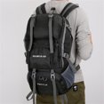thumbnail image 4 of Sac de Randonnée 50 L Imperméable pour l'Extérieur, Sac de Course, Grande Capacité, Sac d'Équitation Respirant, Sac de Jour de Jogging et de Voyage pour l'Équitation, la Course, la Randonnée, le Camping, 4 of 7