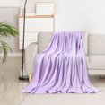 thumbnail image 3 of PiccoCasa Cooling Blanket Viscose from Bamboo Breathable Lavender Twin, 3 of 7