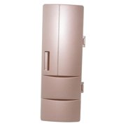 Tnarru Generic Car Refrigerator Coolers and Warmer Portable Refrigerator, USB Mini Fridge for Fishing Camping Dorm Office Driving Pink