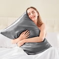 thumbnail image 2 of Satin Pillowcase for Hair Satin Pillowcase Cool Pillowcase Silk Like Solid Pillowcase for Hair and Skin Super Soft and Cool, Similar to Silk Pillowcasesilk Pillowcase for Hair, 2 of 6