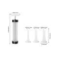 thumbnail image 3 of Fwttom Home Decor Sausage Meat Filling Machines Brief Hand-Made Sausage Making Machines Sausage Stuffer with 3 Stuffing Tube Used to Make Sausages of Different Sizes, 3 of 6