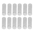 thumbnail image 3 of Electric Guitar Pickup Rods, Pickup Magnet Slug Rod Fine Workmanship Compact Size Glossy Finish Wear Resistant Iron 12PCS  For Stringed Instrument Silver,Gold, 3 of 8