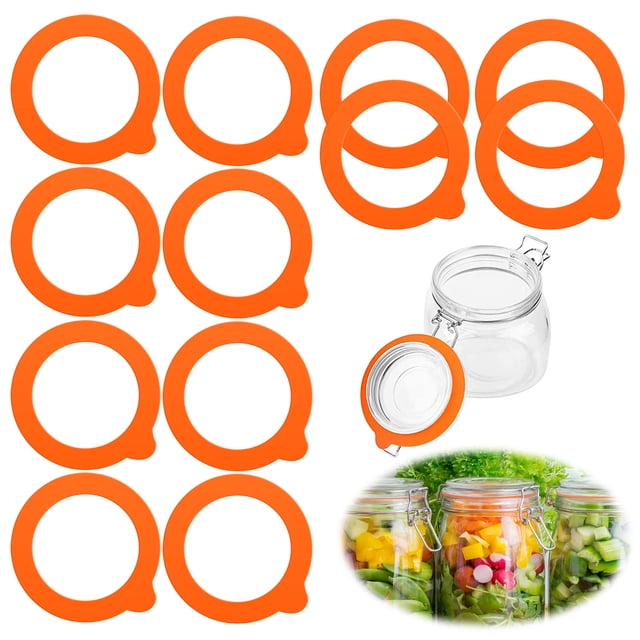 bedienty 12pieces High Replacement Gasket Seals Universal Silicone For Various 1Set