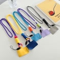 thumbnail image 4 of ziyahi Universal Mobile Phone Lanyard Adjustable Detachable Neck Hanging Rope Microfiber Reusable Anti-lost Strap for Climbing Purple Short, 4 of 5
