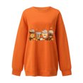 thumbnail image 4 of 2023 Chandail en Molleton de Mode pour Femmes 50 % de Rabais Liquidation Mode Automne Hiver Lunettes Fille Imprimé Décontracté Sport Col Rond Survêtements Manches Longues, 4 of 4