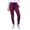 Wine, variant on Adar Pro Scrubs For Women - Tailored Yoga Scrub Pants