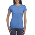 thumbnail image 1 of Gildan Ladies Softstyle  T-Shirt, S, Heather Royal, 1 of 3