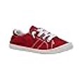 thumbnail image 3 of Dunes Sport Women's Reesa Canvas Sneaker, Red, 8.5, 3 of 4