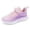 Pink, variant on PMVFHDE Girls Sneakers Kids Fashion Mesh Lace Up Sneakers Color Matching Casual Comfortable Sports Running Athletic Shoes,Pink,29