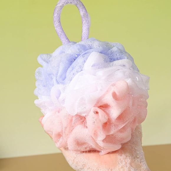 LSLJS Bath Loofah Shower Sponge Body Scrubbers Soft Mesh Shower Puffs Exfoliating Loofa for Women & Men Bath Accessories Cleaning Tool