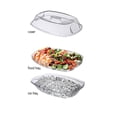 thumbnail image 3 of RKSTN Plastic platter Chilled Serving Tray, 15 Inch Clear Plastic Party Platter With 4 Compartments, Ice Serving Bowl With Lid, Shrimp Cocktail Serving Dish, Cold Food Party Server, 3 of 8
