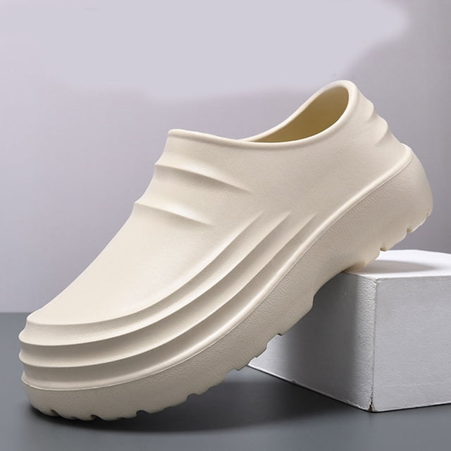 IUJSOY Chef Shoes for Men Women Slip Resistant Lightweight Waterproof Work Shoes for Kitchens